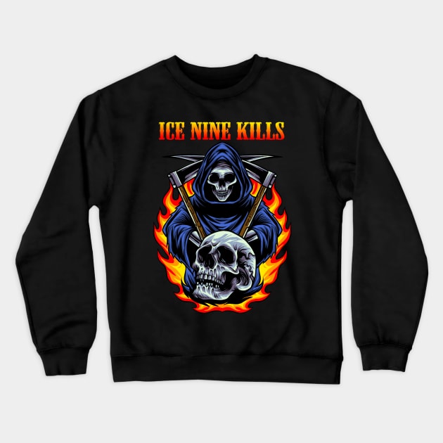 ICE NINE BAND Crewneck Sweatshirt by MrtimDraws